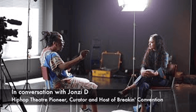 Premiere Talk EP6: Jonzi D — Founder, Curator & Host of Breakin’ Convention, in conversation